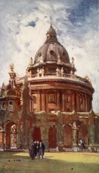 La Biblioteca Radcliffe, o Cámara Bodleiana, desde el Colegio All Soul